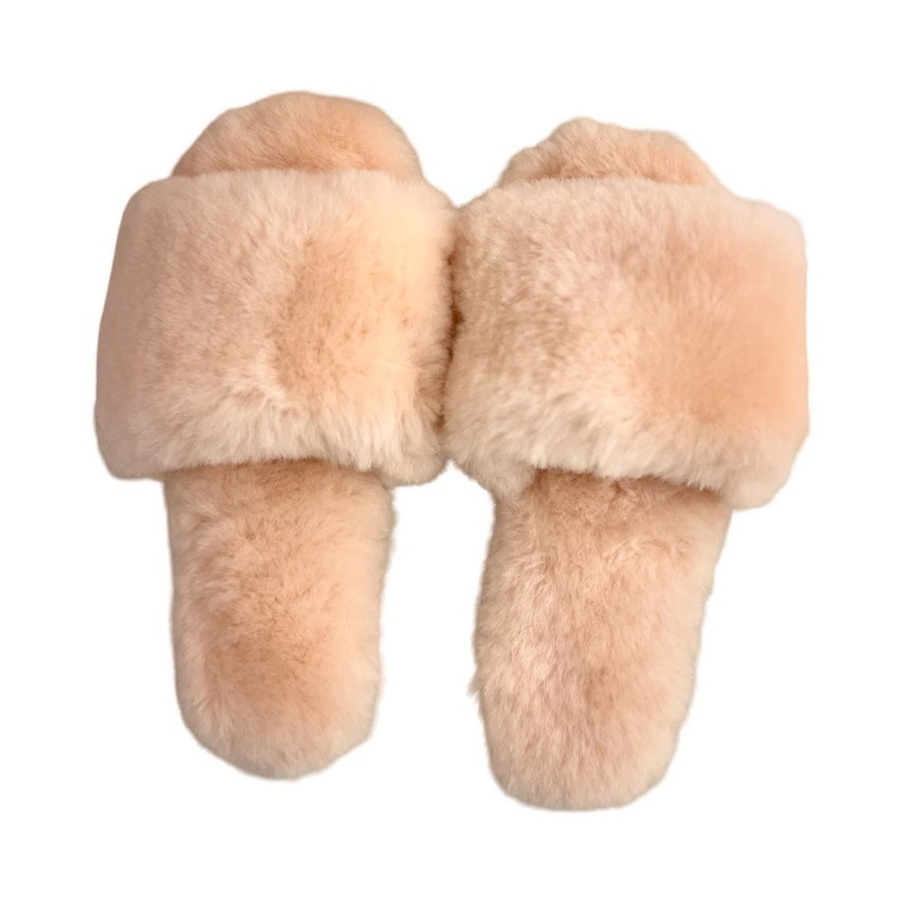 Ugg Pink Stunning Sheepskin Slippers - Picture 2 of 2
